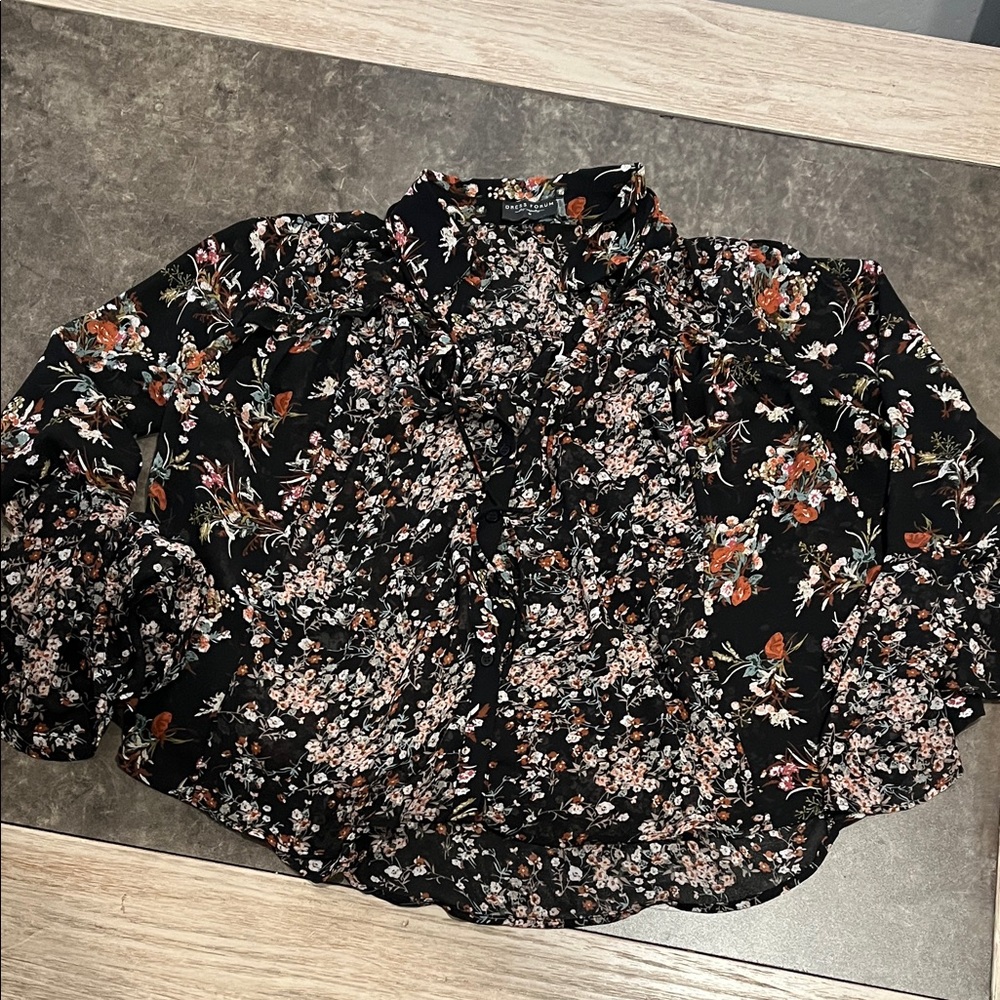 Dress forum floral button down